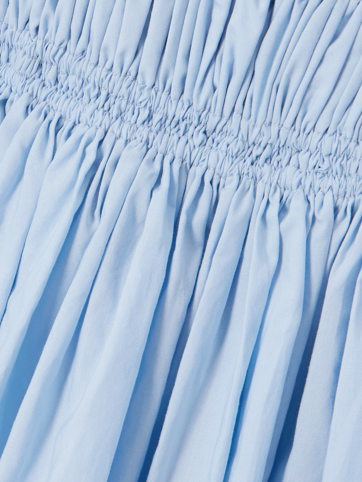 Matteau Shirred Bodice Mini Dress