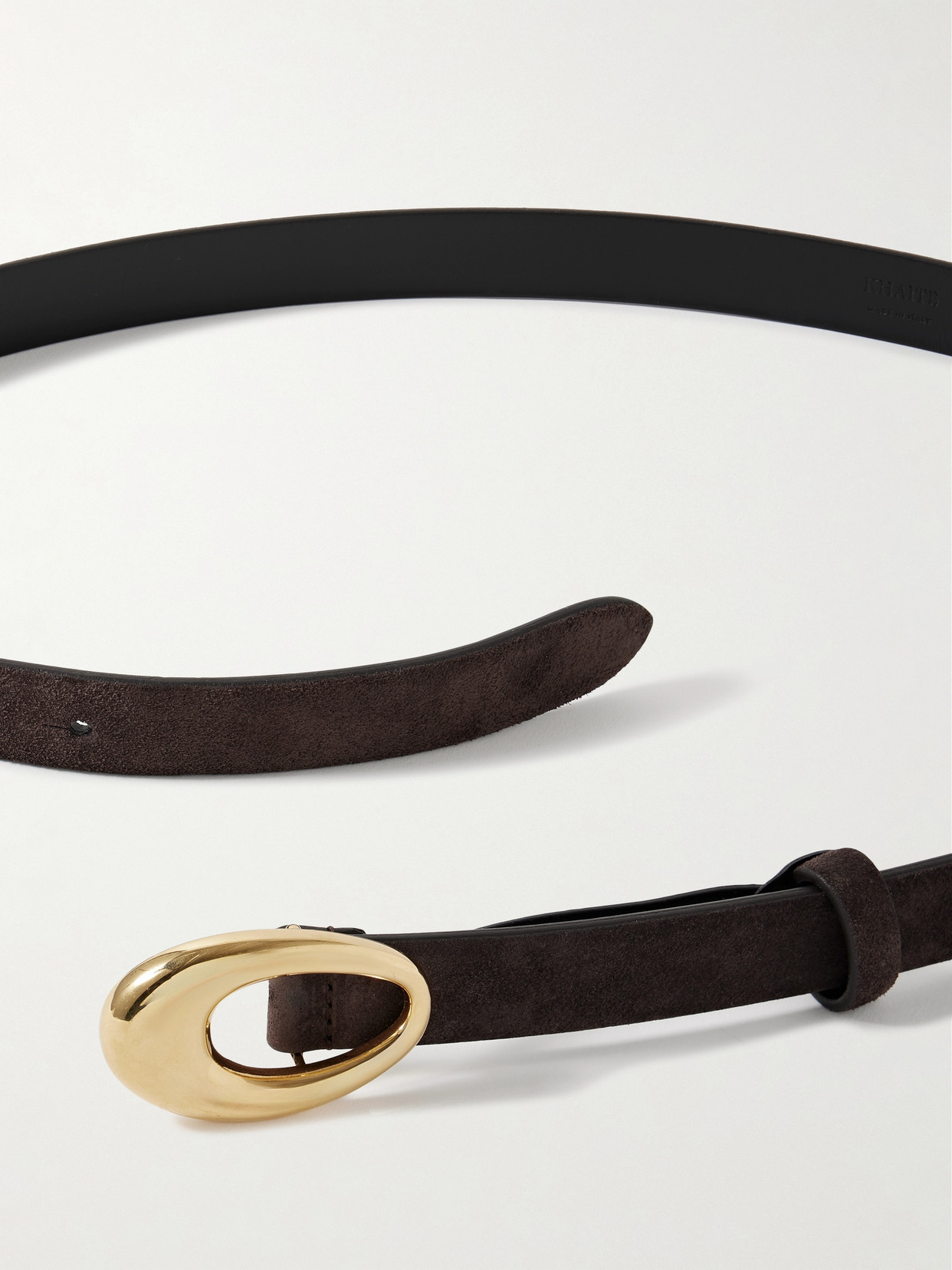Khaite Olivia Suede Belt