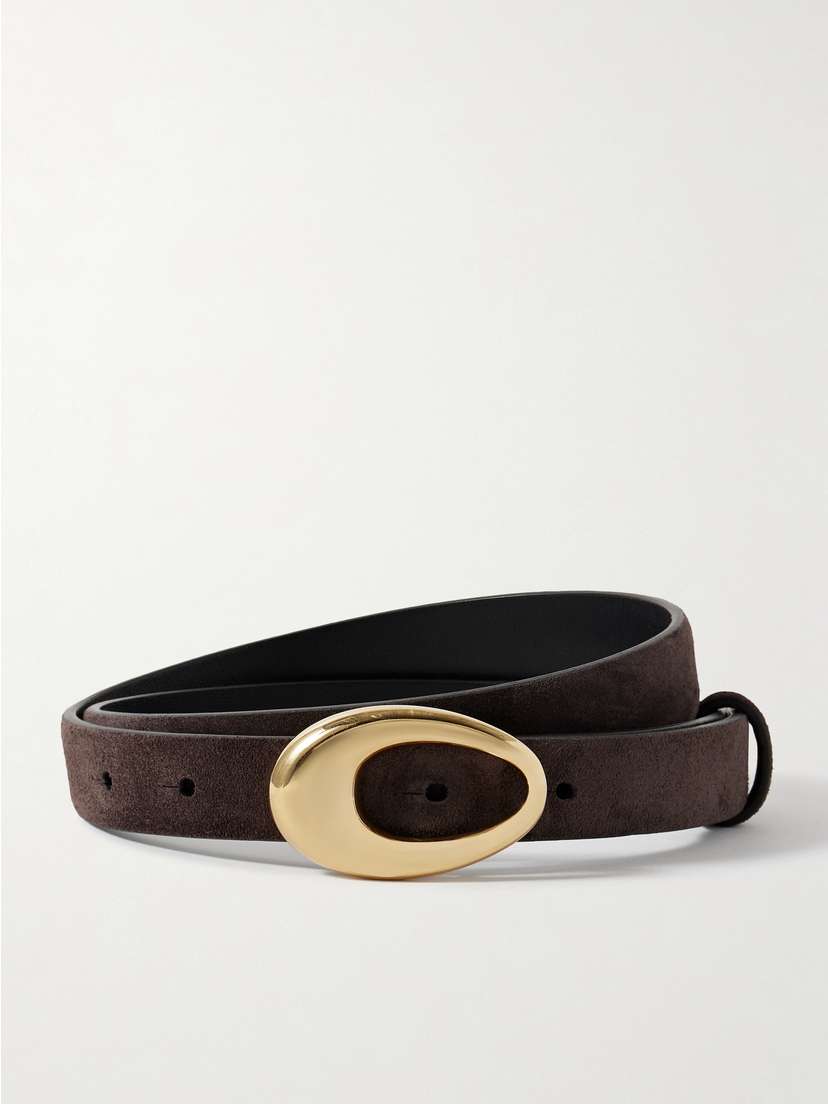 Khaite Olivia Suede Belt