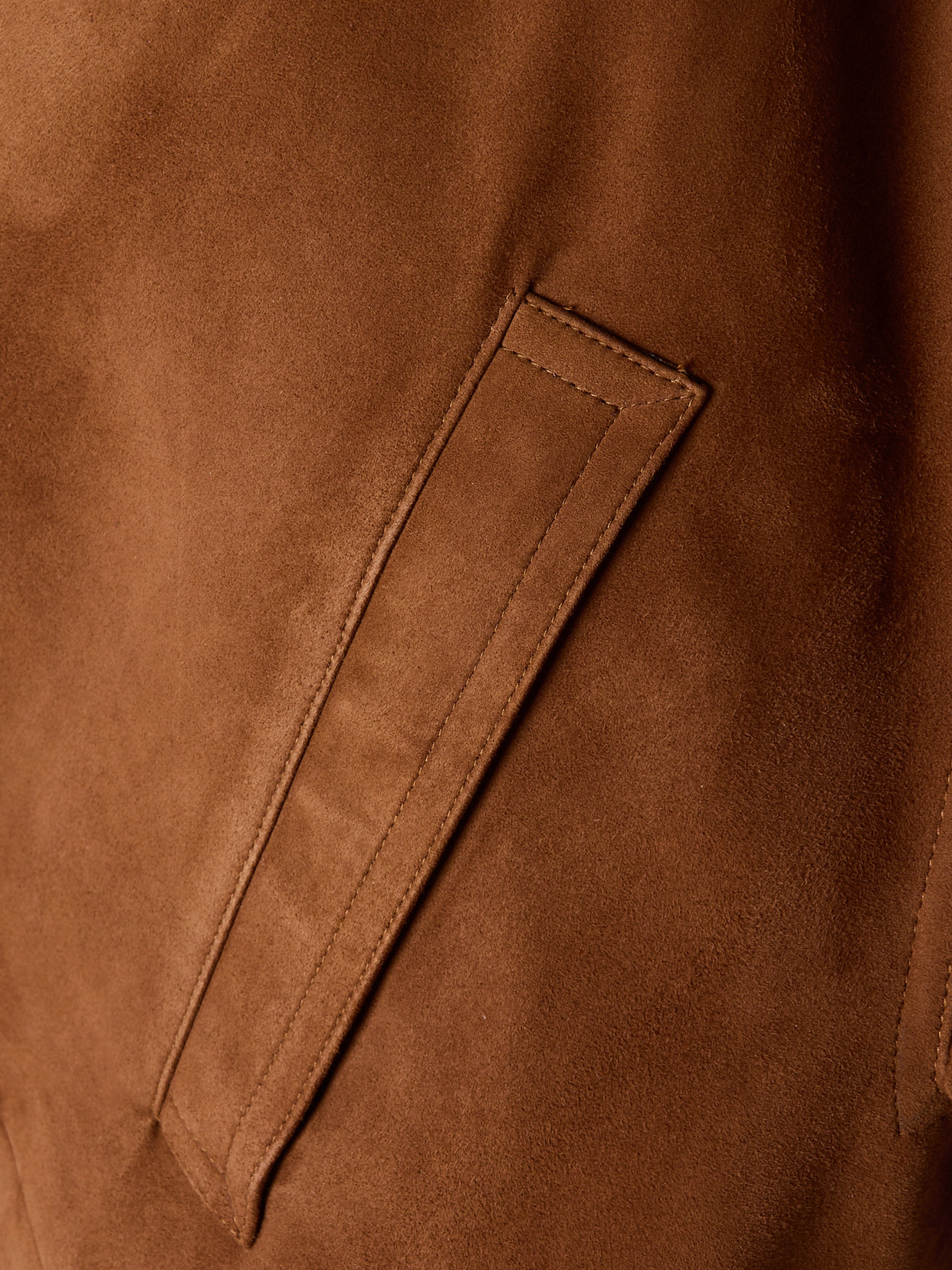 Alaïa Round Zip-up Jacket In Suede In Brown