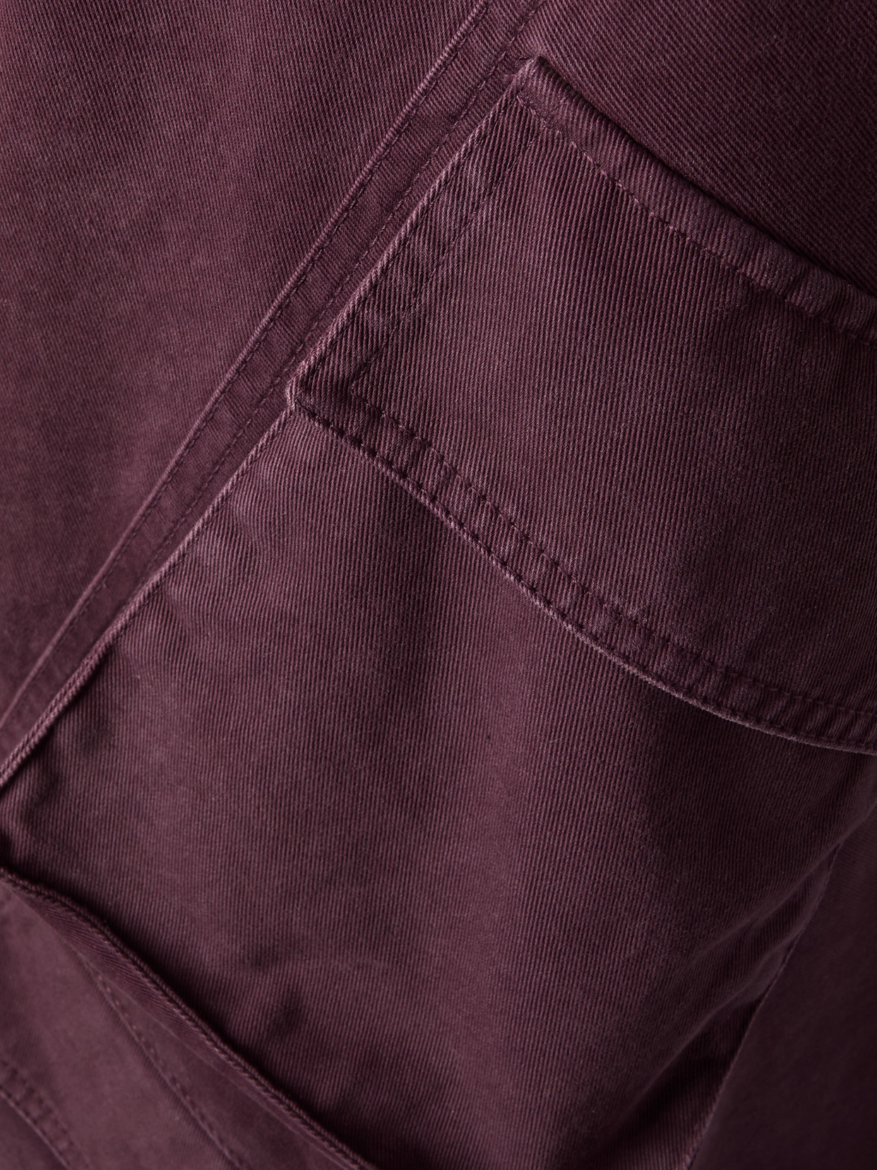 ALAÏA COTTON-TWILL BARREL-LEG CARGO PANTS