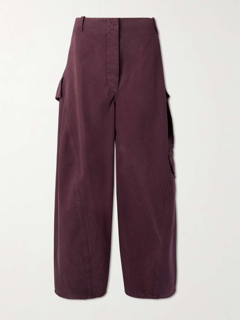 Alaïa — Cotton-twill barrel-leg cargo pants