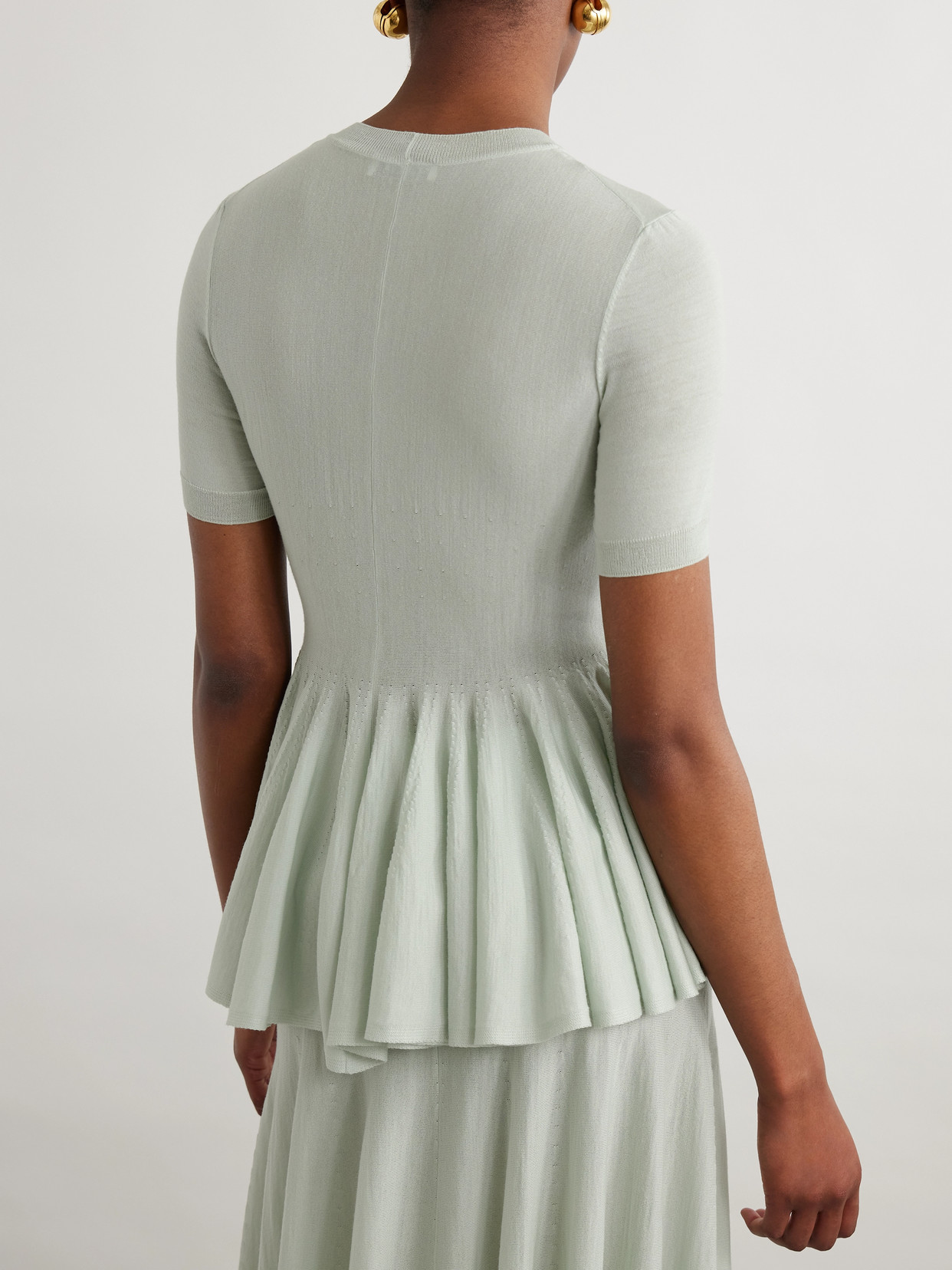 Alaïa - Wool Peplum Top