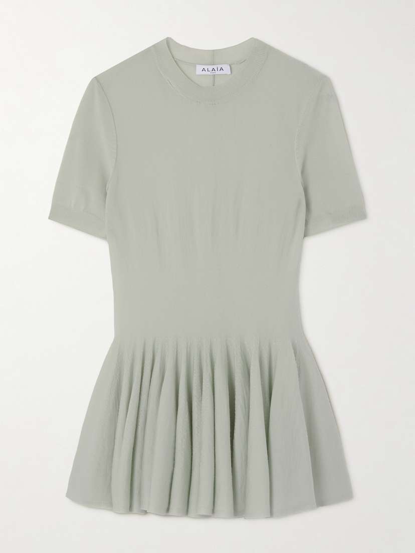 Alaïa Wool Peplum Top