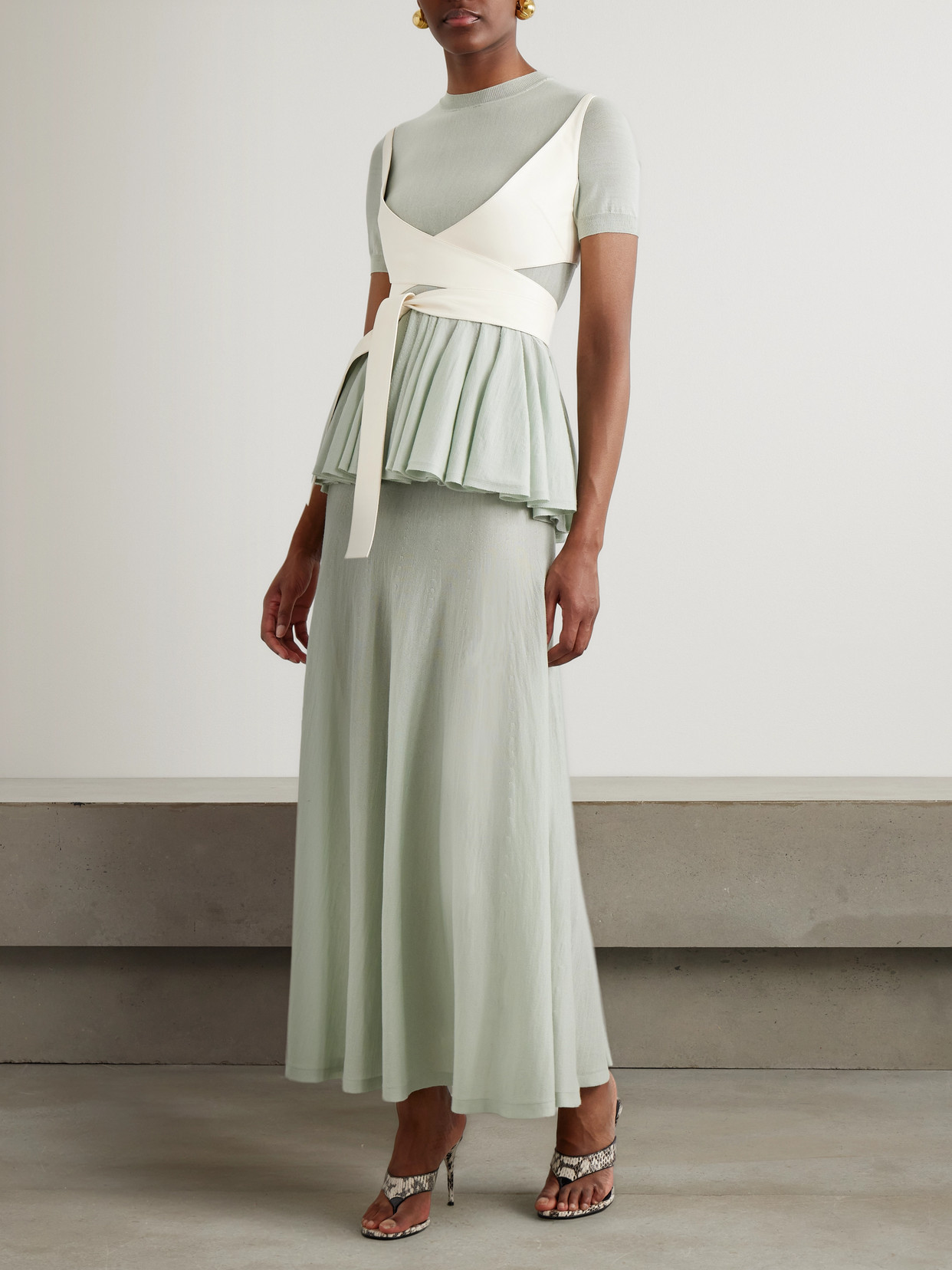 Alaïa - Wool Peplum Top