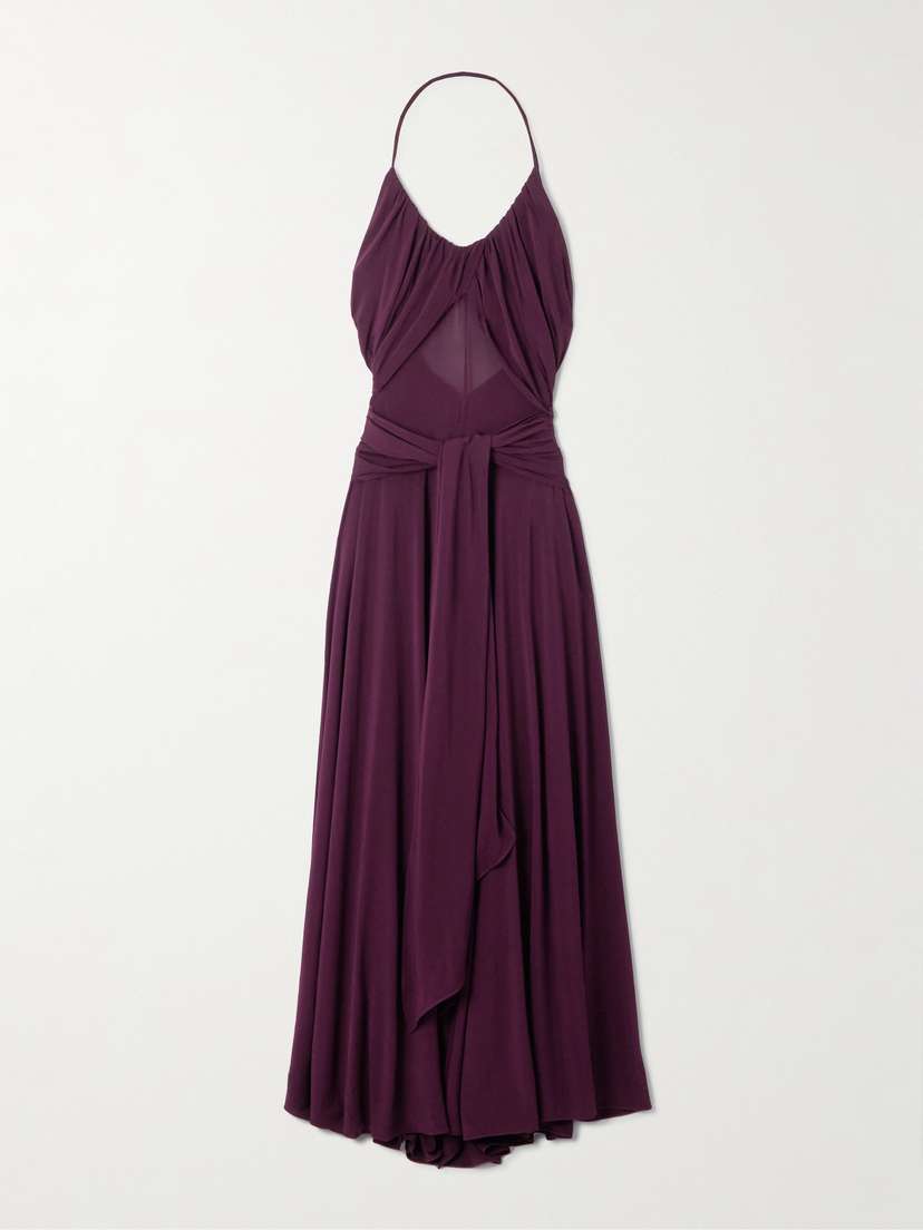 Alaïa Stretch-jersey Halterneck Maxi Dress