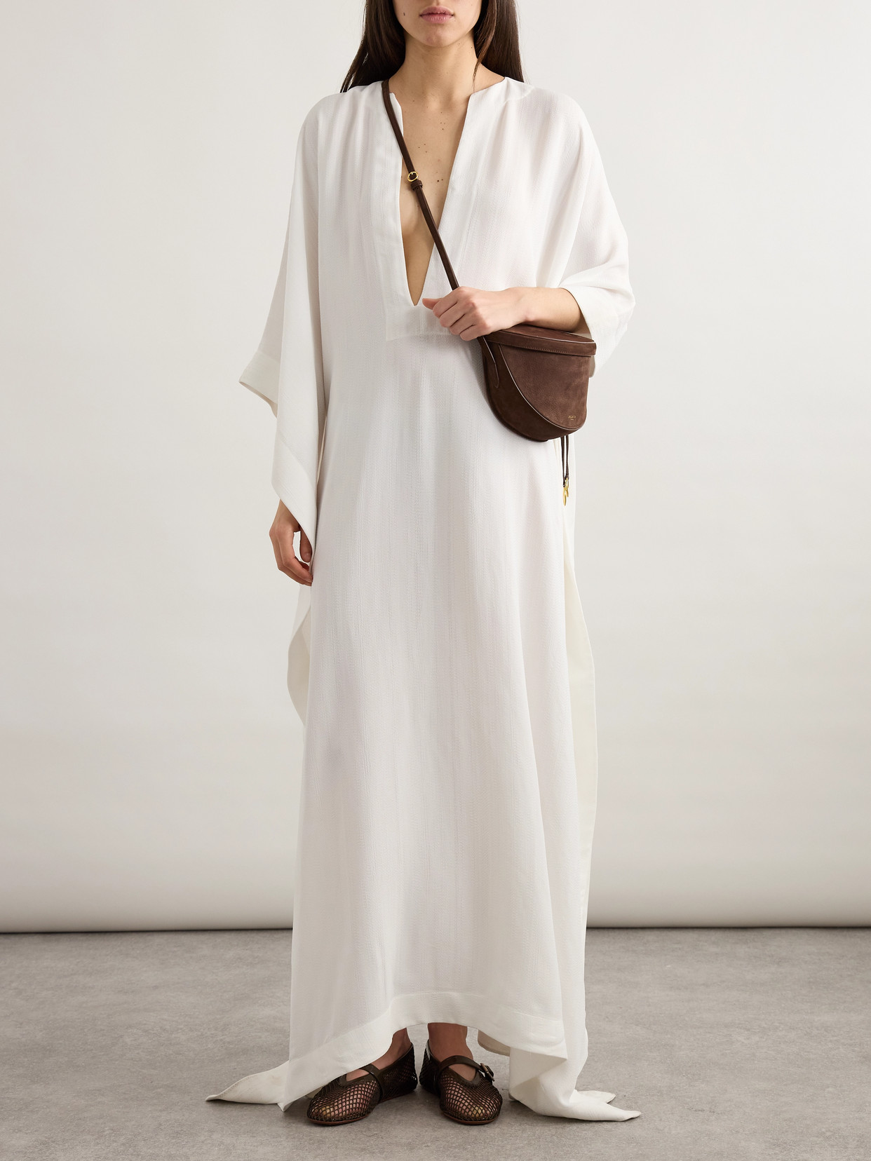 Alaïa Crepe Maxi Dress