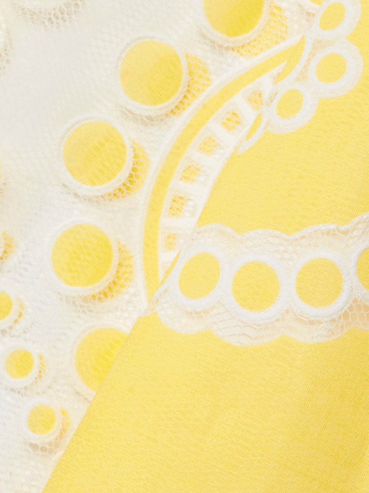 Borgo De Nor Stevie Cotton-blend Poplin And Guipure Lace Mini Dress
