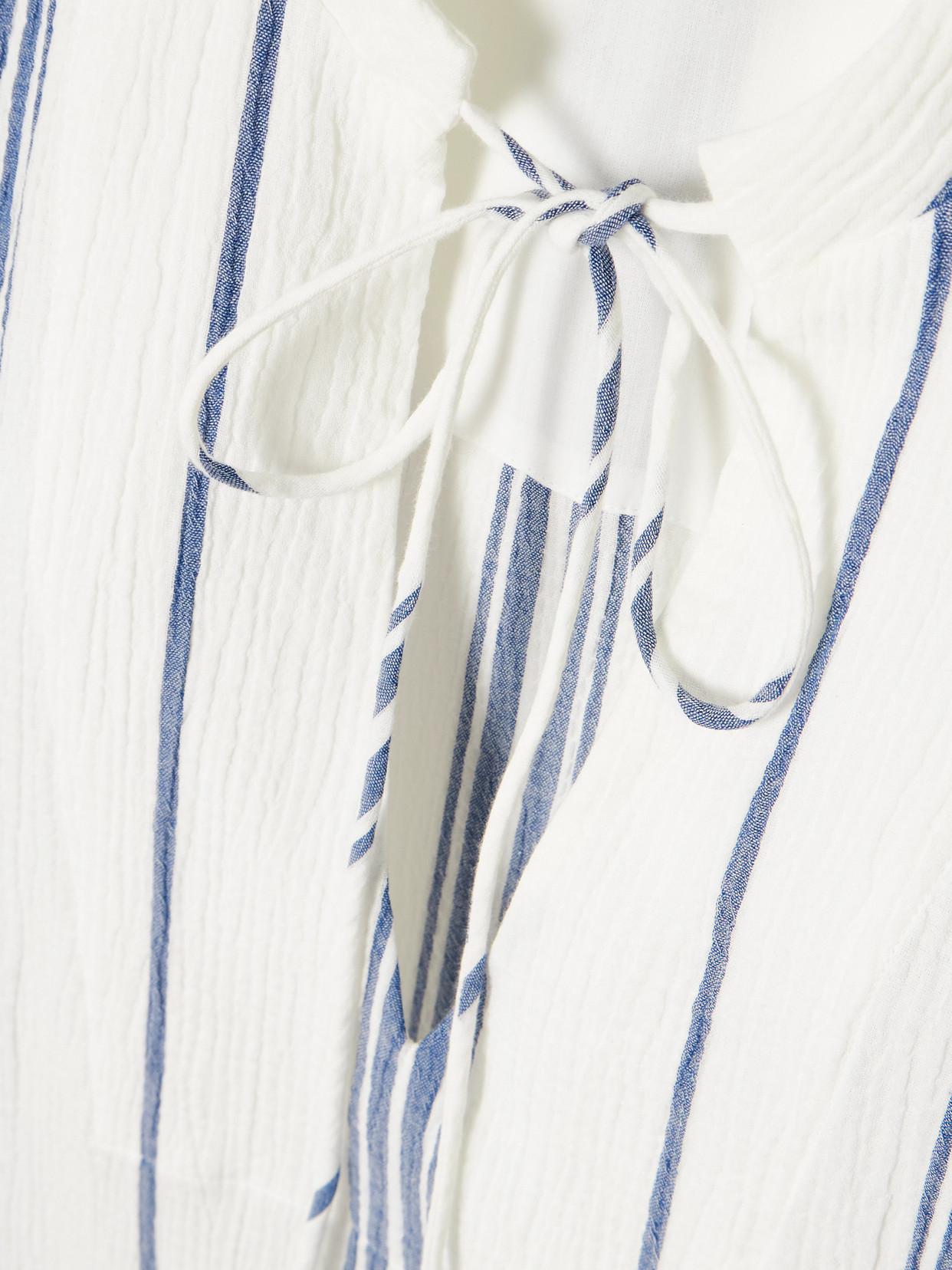 MATTEAU FISHERMAN STRIPED COTTON-BLEND GAUZE SHIRT