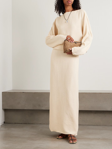 Matteau Woven maxi skirt
