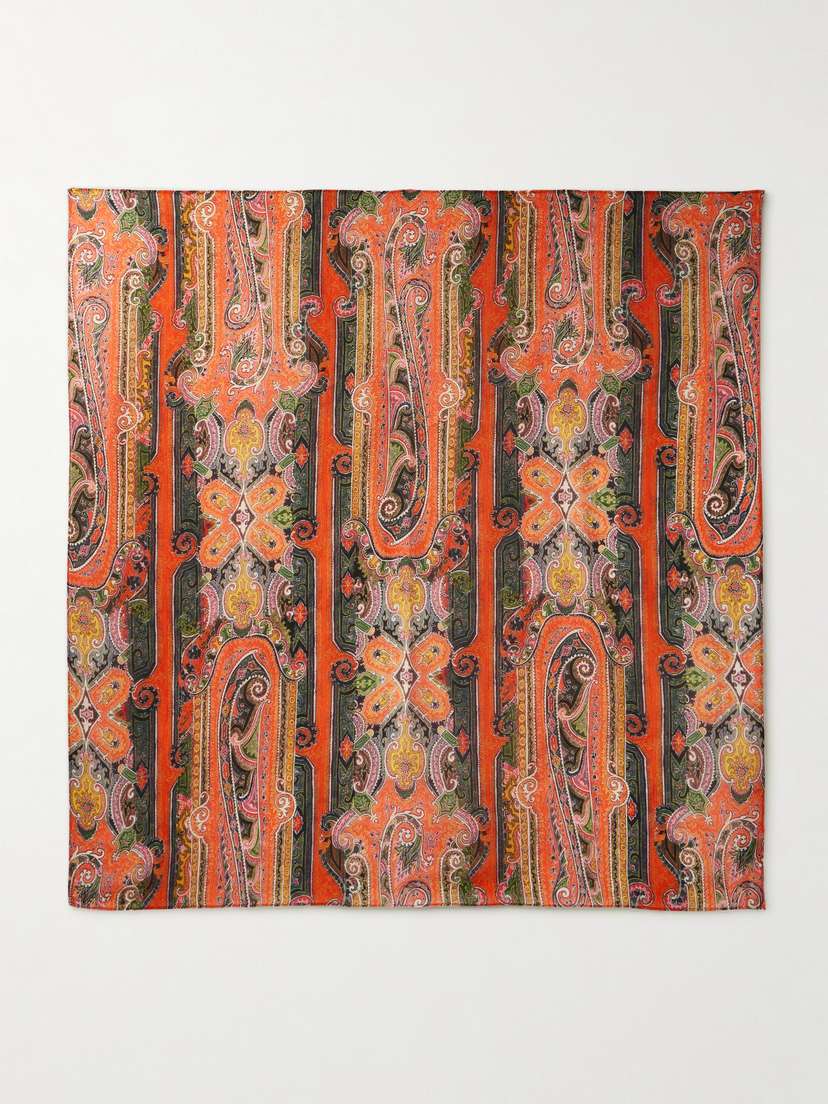 Isabel Marant Sirina Printed Silk-voile Scarf