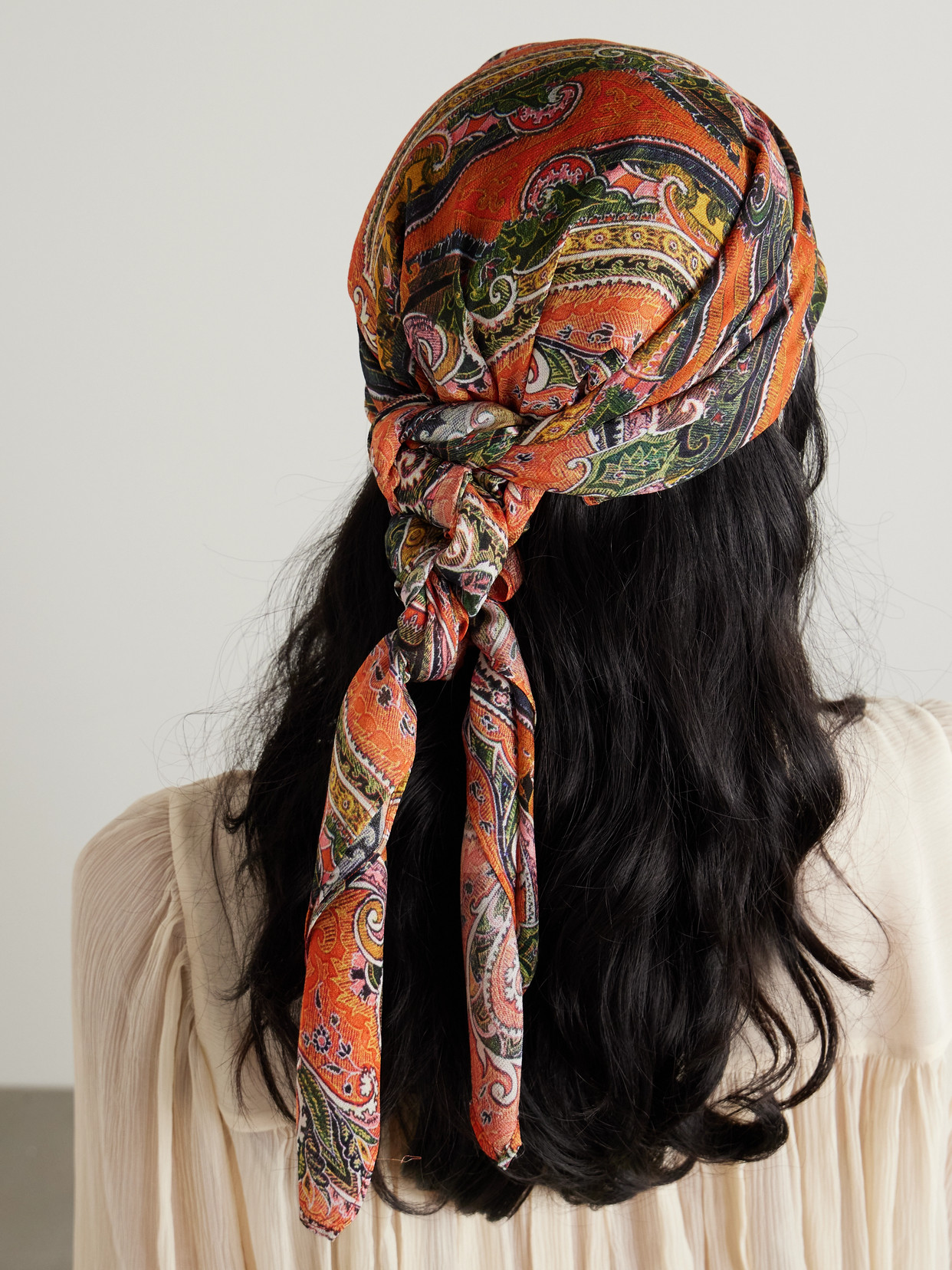 Isabel Marant Sirina Printed Silk-voile Scarf