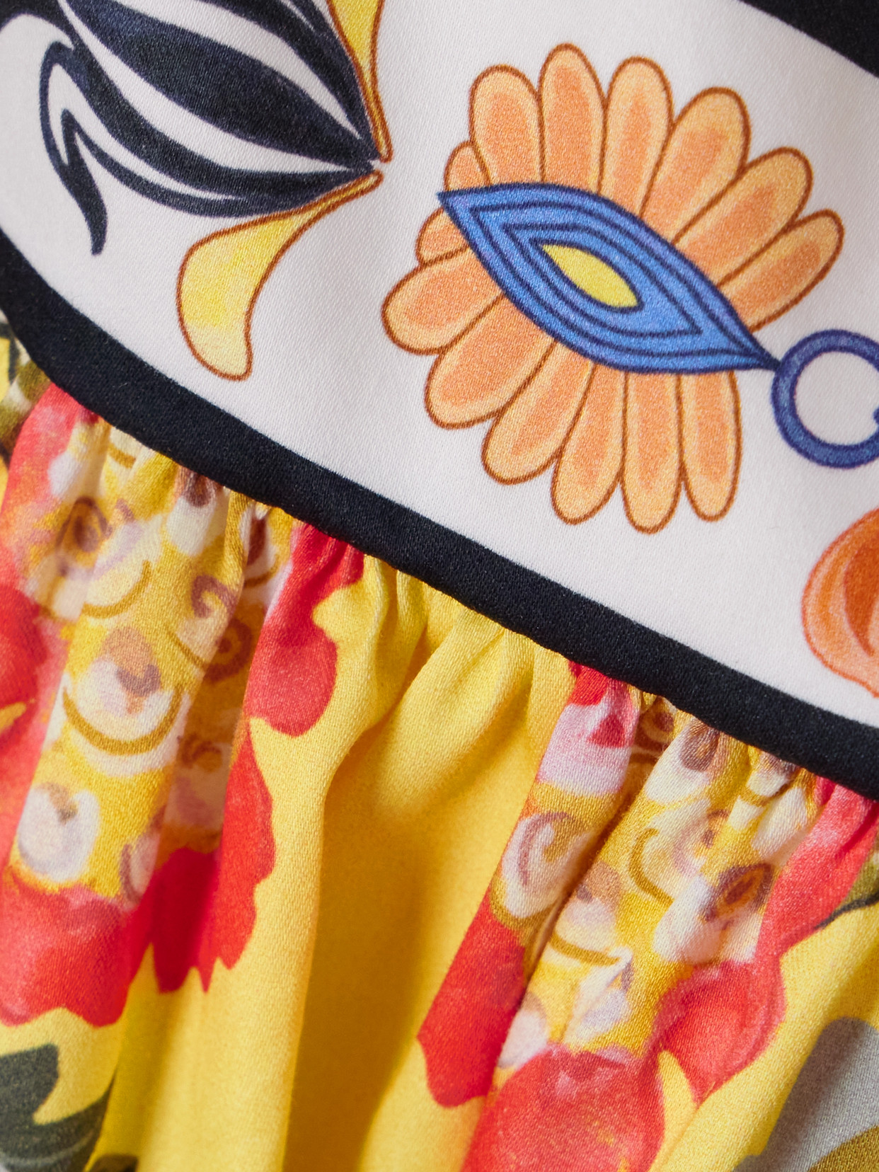 Borgo De Nor Mavaro Printed Cotton-poplin Midi Dress