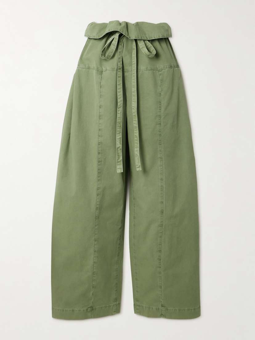 Matteau Fisherman Paneled Cotton-twill Tapered Pants