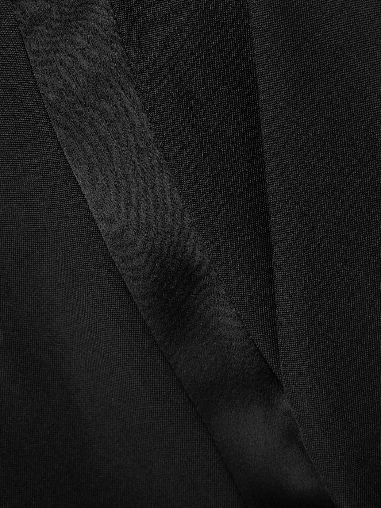 Balmain Satin-trimmed Wool Straight-leg Pants