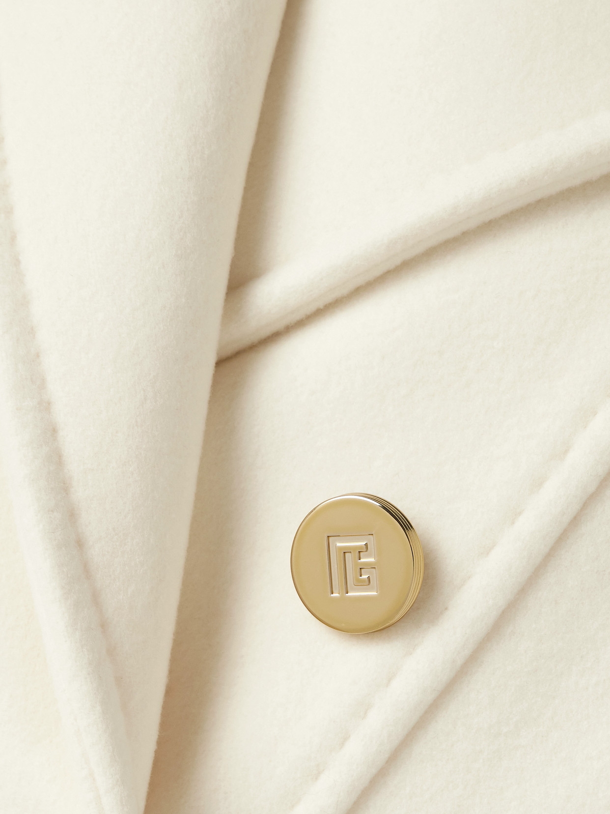 Balmain Double-breasted Wool And Cashmere-blend Felt Jacket