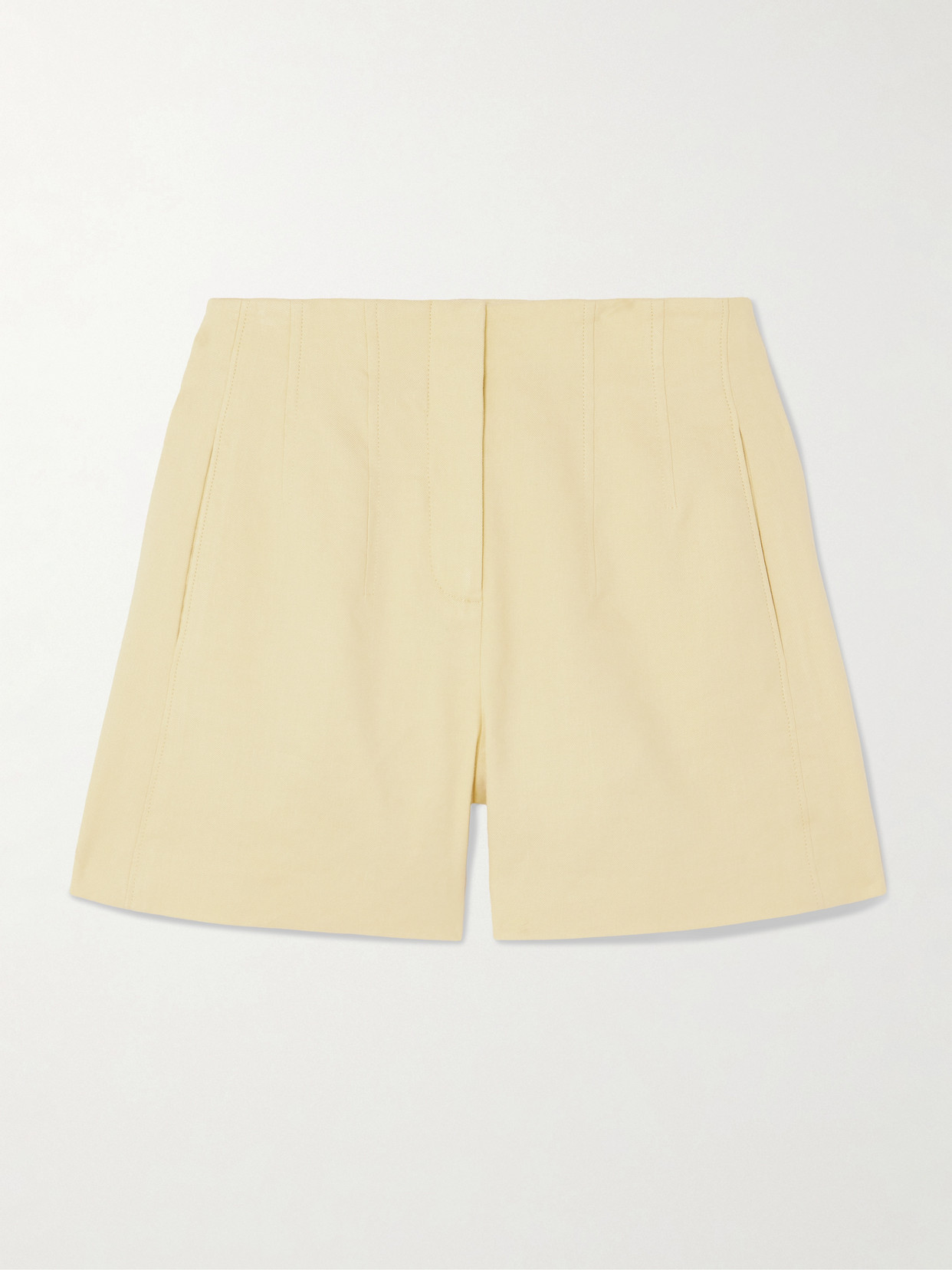Veronica Beard Brit Linen-blend Twill Shorts