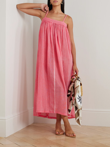 Lemlem Eda cotton-voile maxi dress