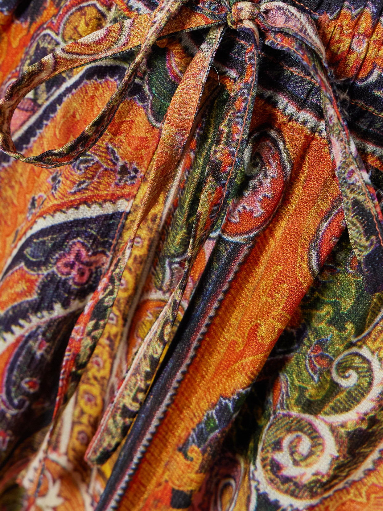 Isabel Marant Sydna Printed Silk-voile Wide-leg Pants In Multi