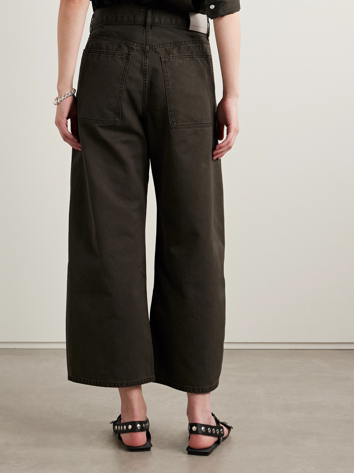 Citizen Of Humanity Ayla Cargo Cotton-twill Wide-leg Pants