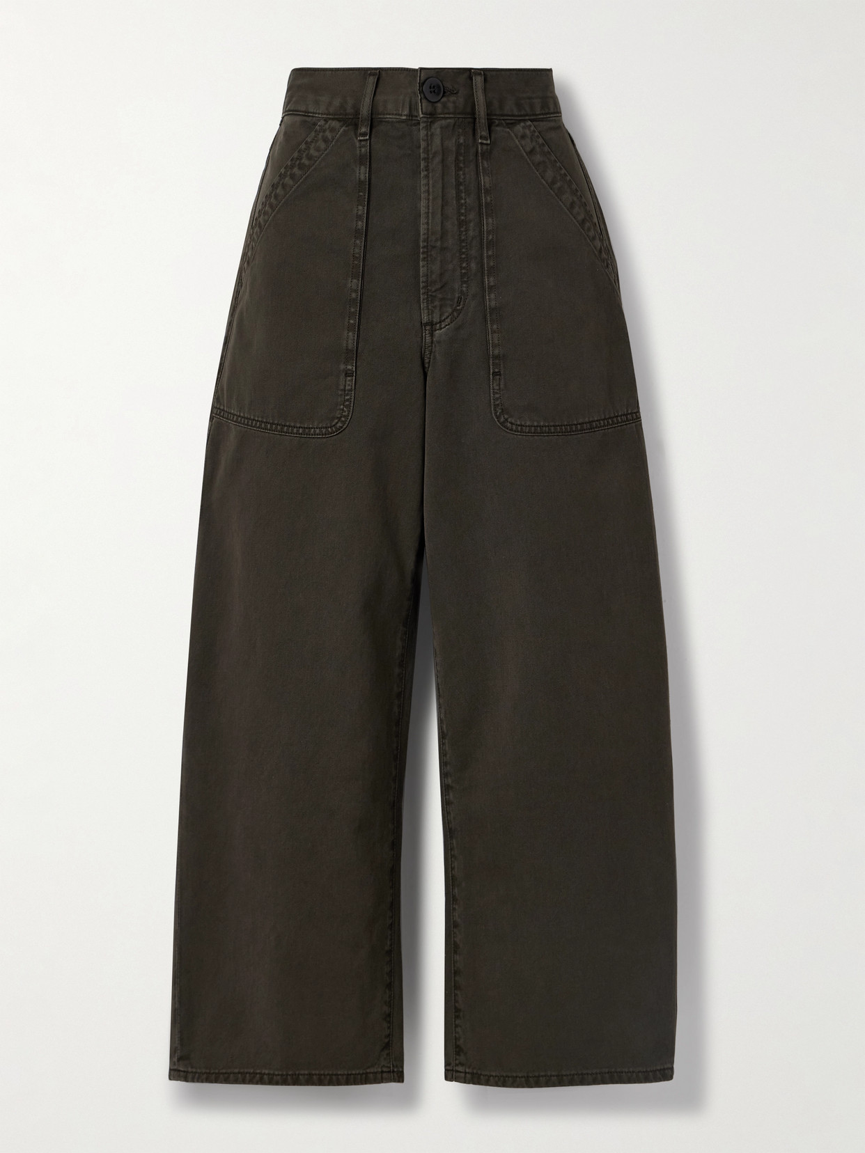 Citizens Of Humanity Ayla Cargo Cotton-twill Wide-leg Pants