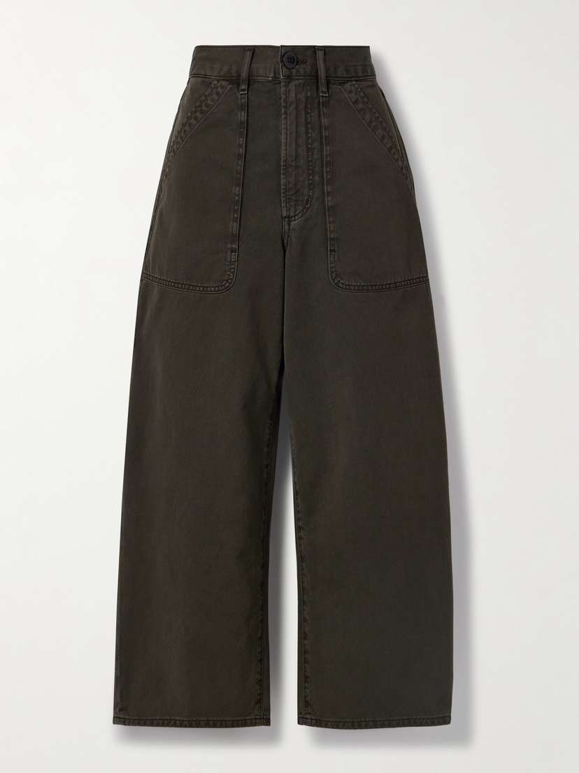Citizens of Humanity Ayla Cargo Cotton-twill Wide-leg Pants