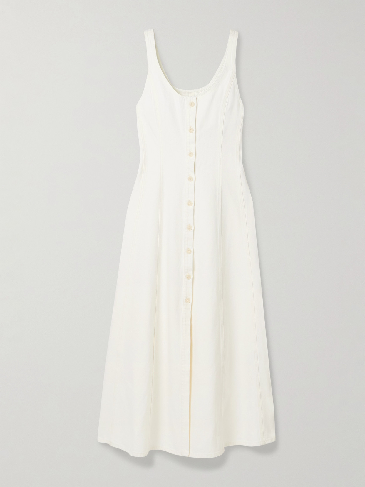 Citizens Of Humanity Rosetta Paneled Denim Midi Dress