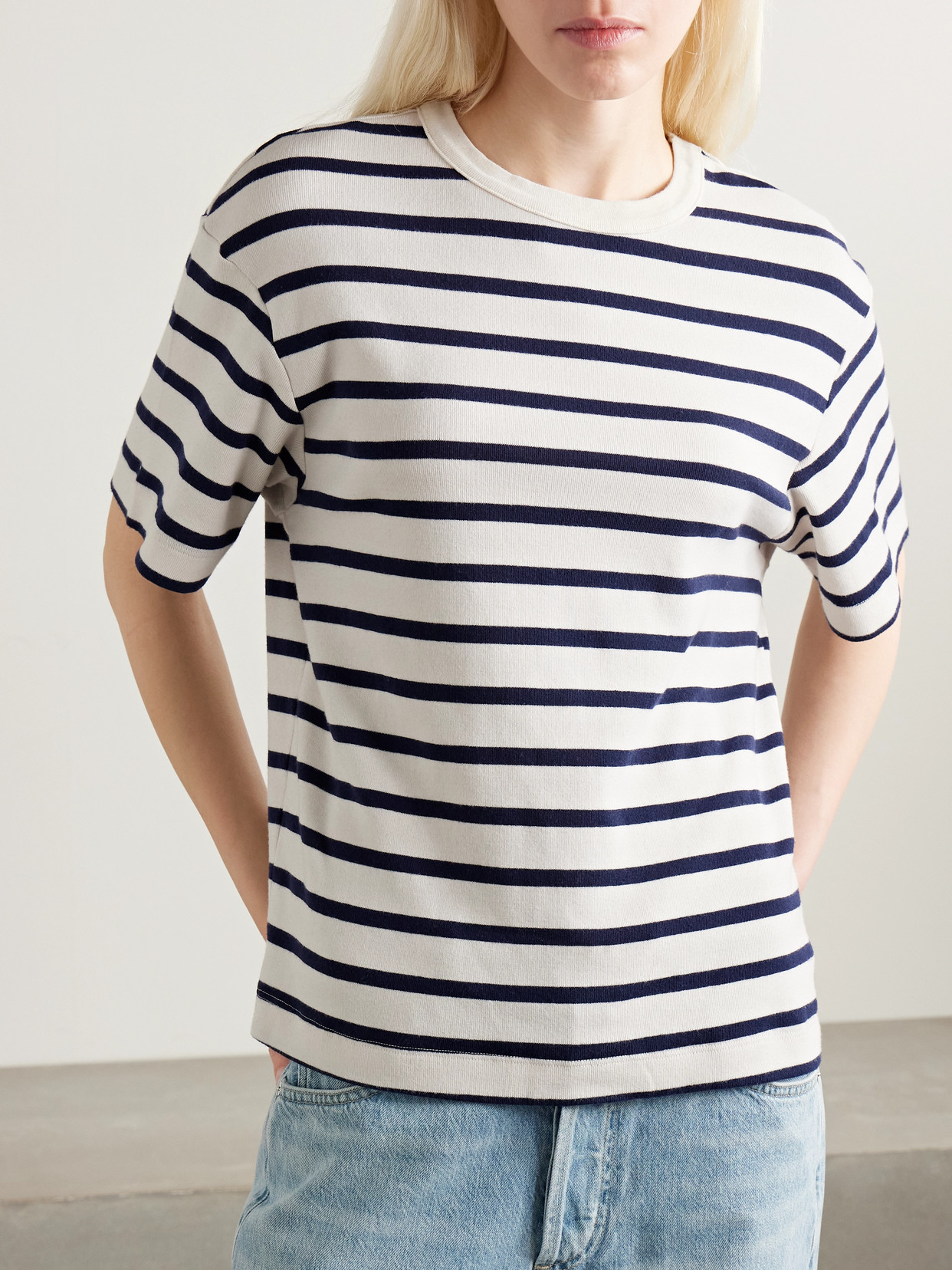 Citizens Of Humanity Goldie Stripe Relaxed Fit T-shirt