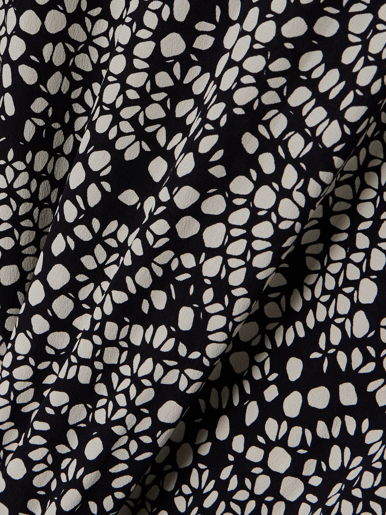 Matteau Gathered Printed Silk Crepe De Chine Maxi Dress In Black