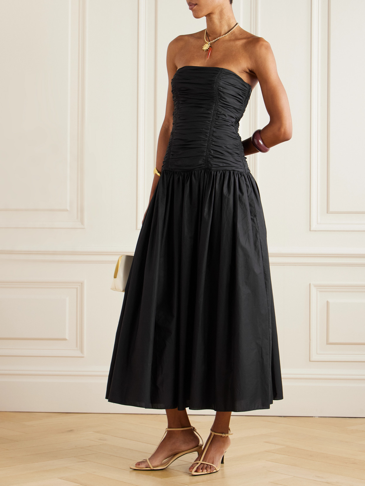 matteau strapless lace up dress Strapless Lace Up Dress