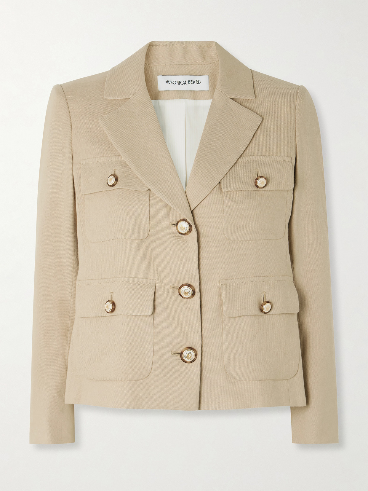 Veronica Beard Schuyler Linen-blend Twill Jacket