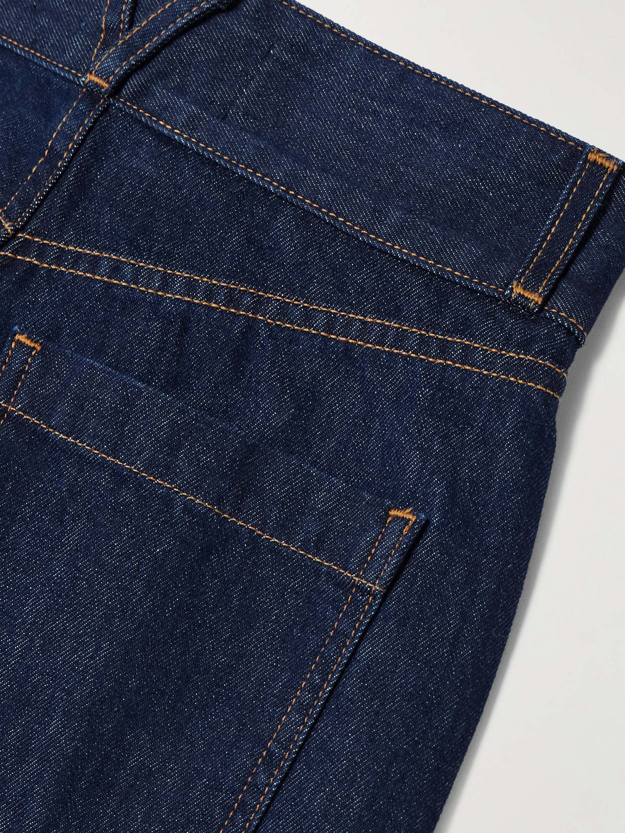 Veronica Beard Taylor High-rise Wide-leg Jeans In Blue