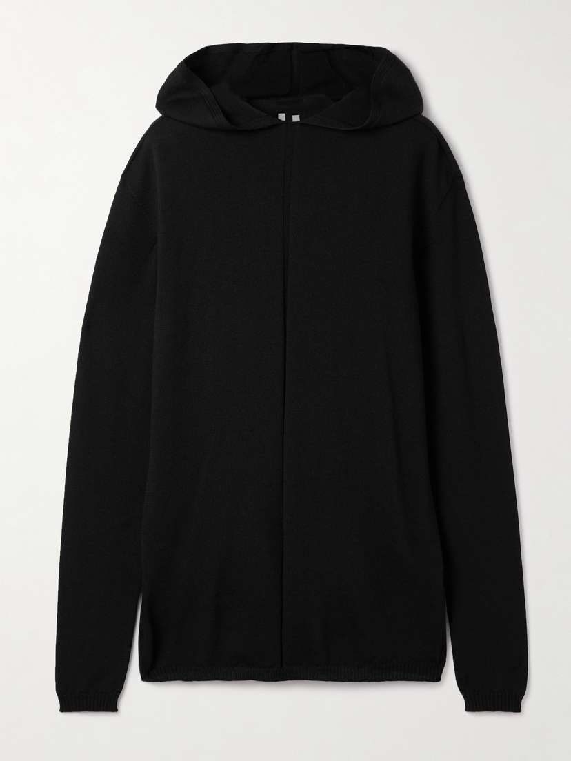 Rick Owens Maglia Wool Hoodie