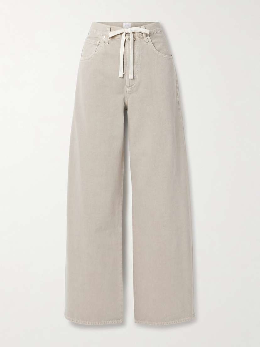 Citizens of Humanity Brynn Drawstring Mid-rise Wide-leg Jeans