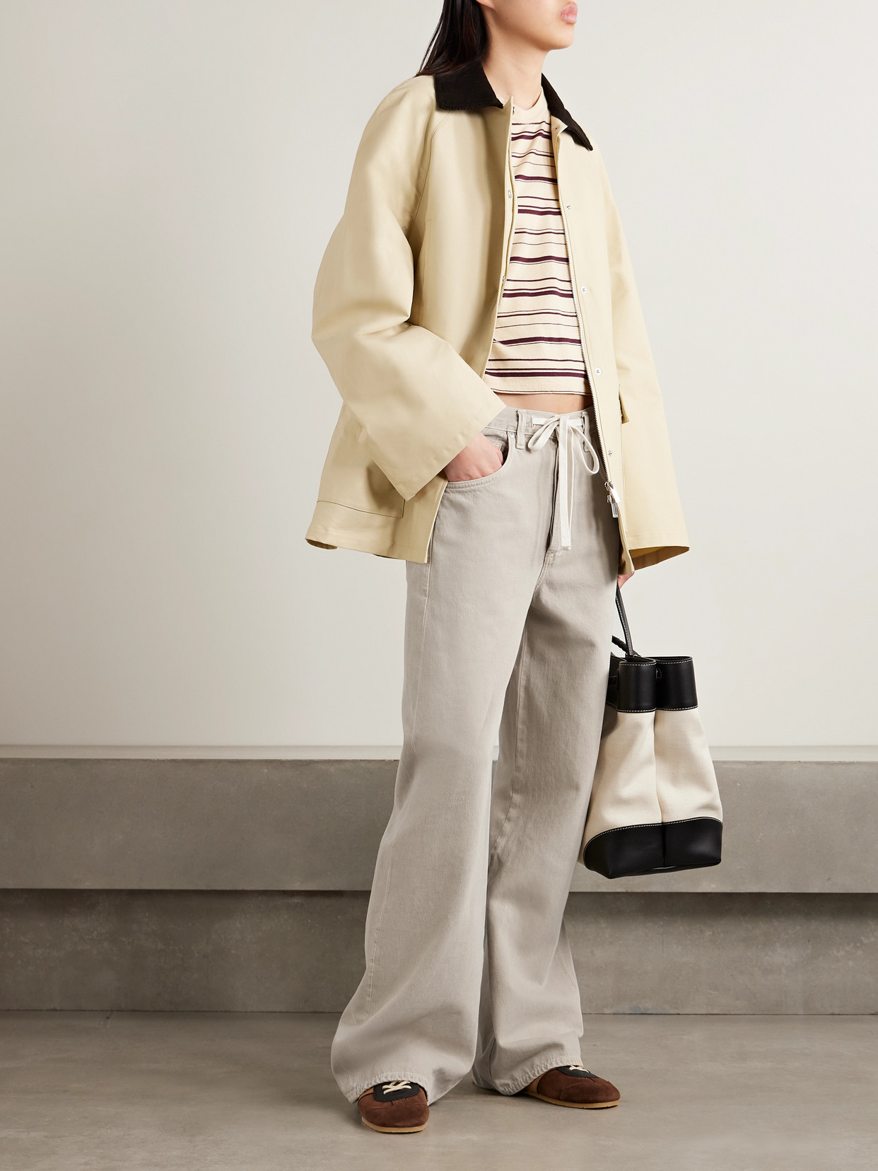 Citizen Of Humanity Brynn Drawstring Rigid Low-rise Wide-leg Jeans