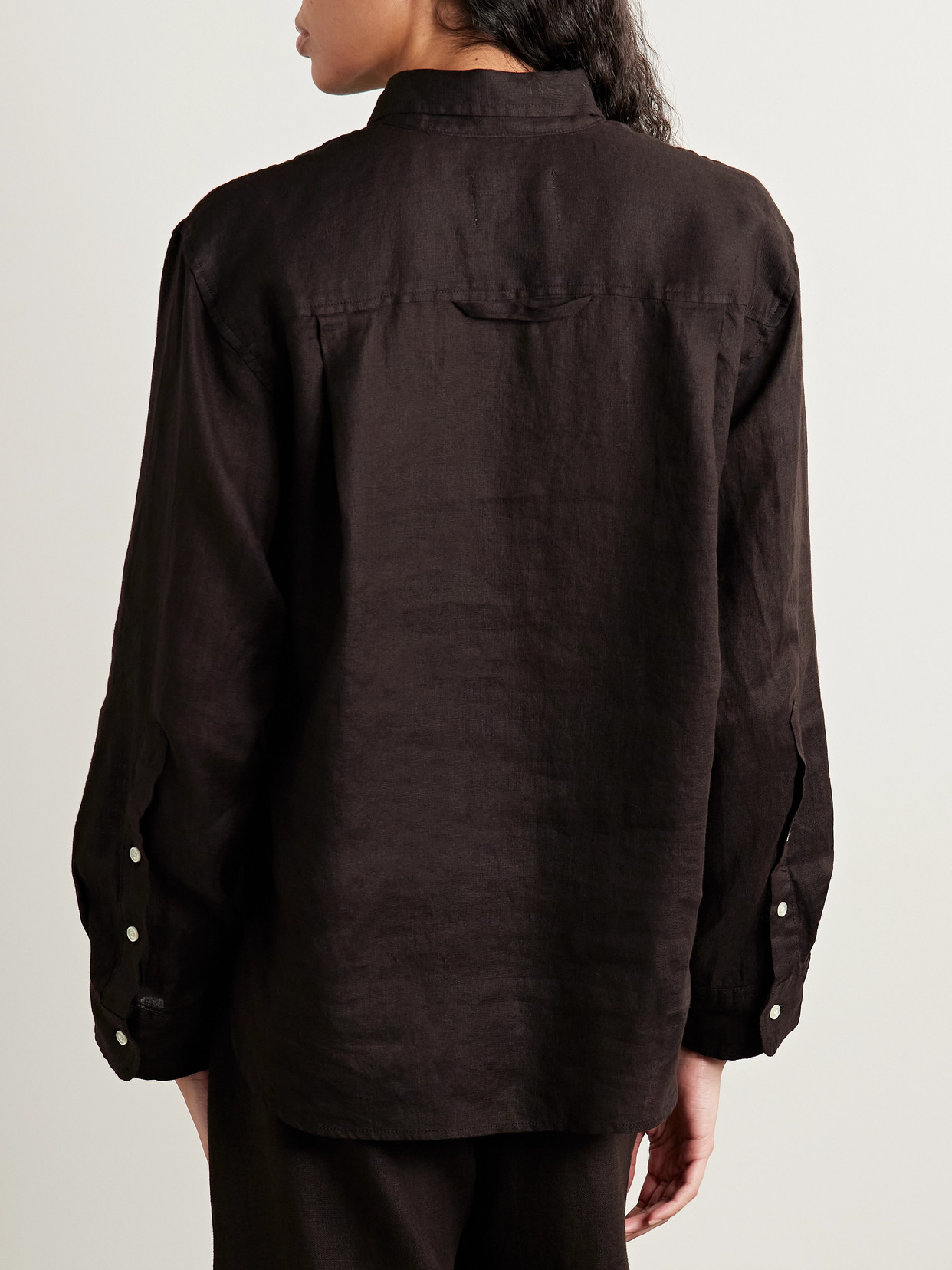 CITIZENS OF HUMANITY KAYLA SHRUNKEN LINEN SHIRT