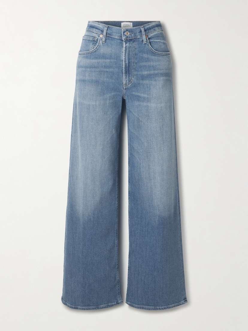 Citizens of Humanity Lyra Long Mid-rise Wide-leg Jeans