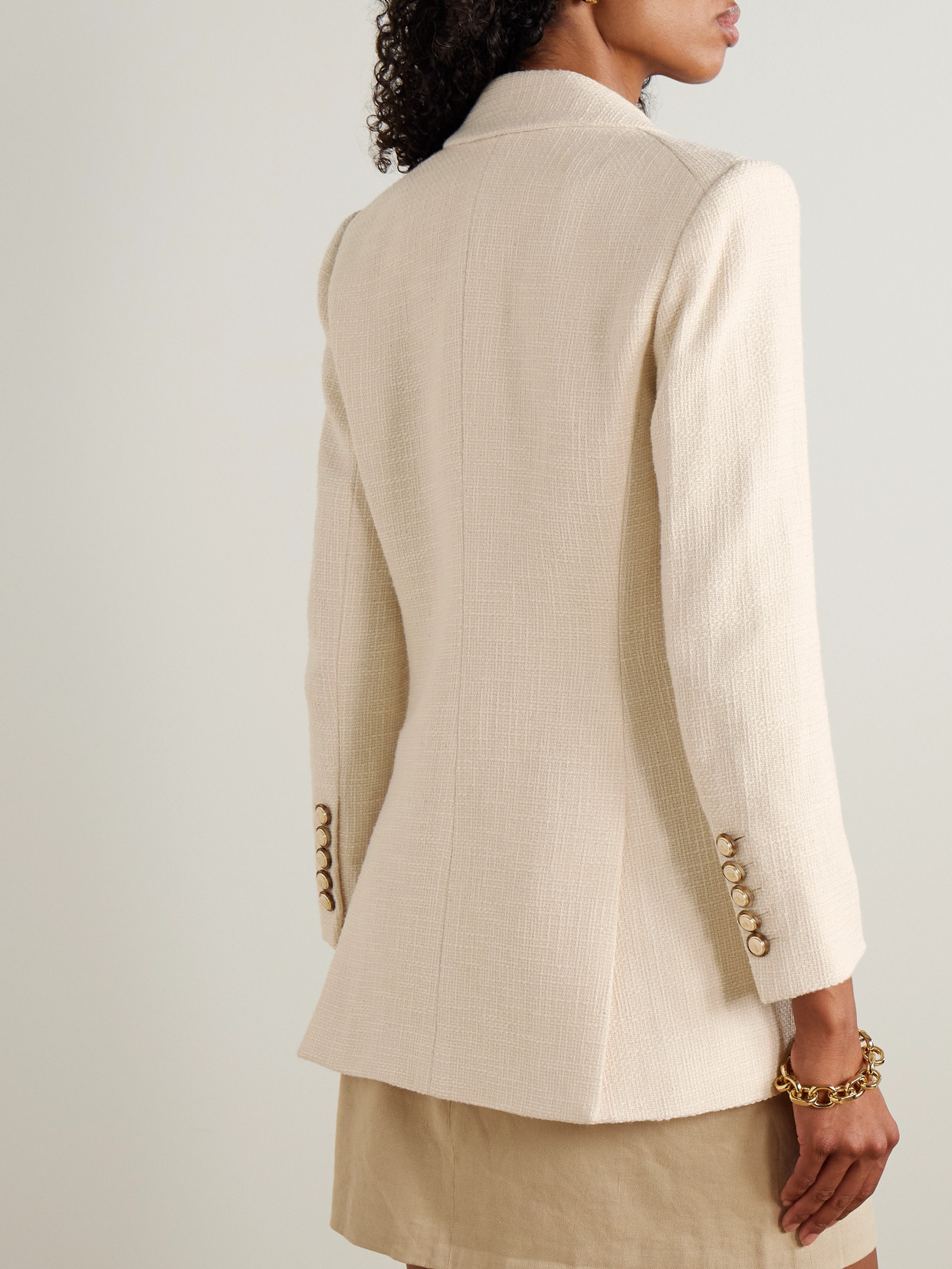 Veronica Beard Terre Dickey Cotton Blazer In Neutral