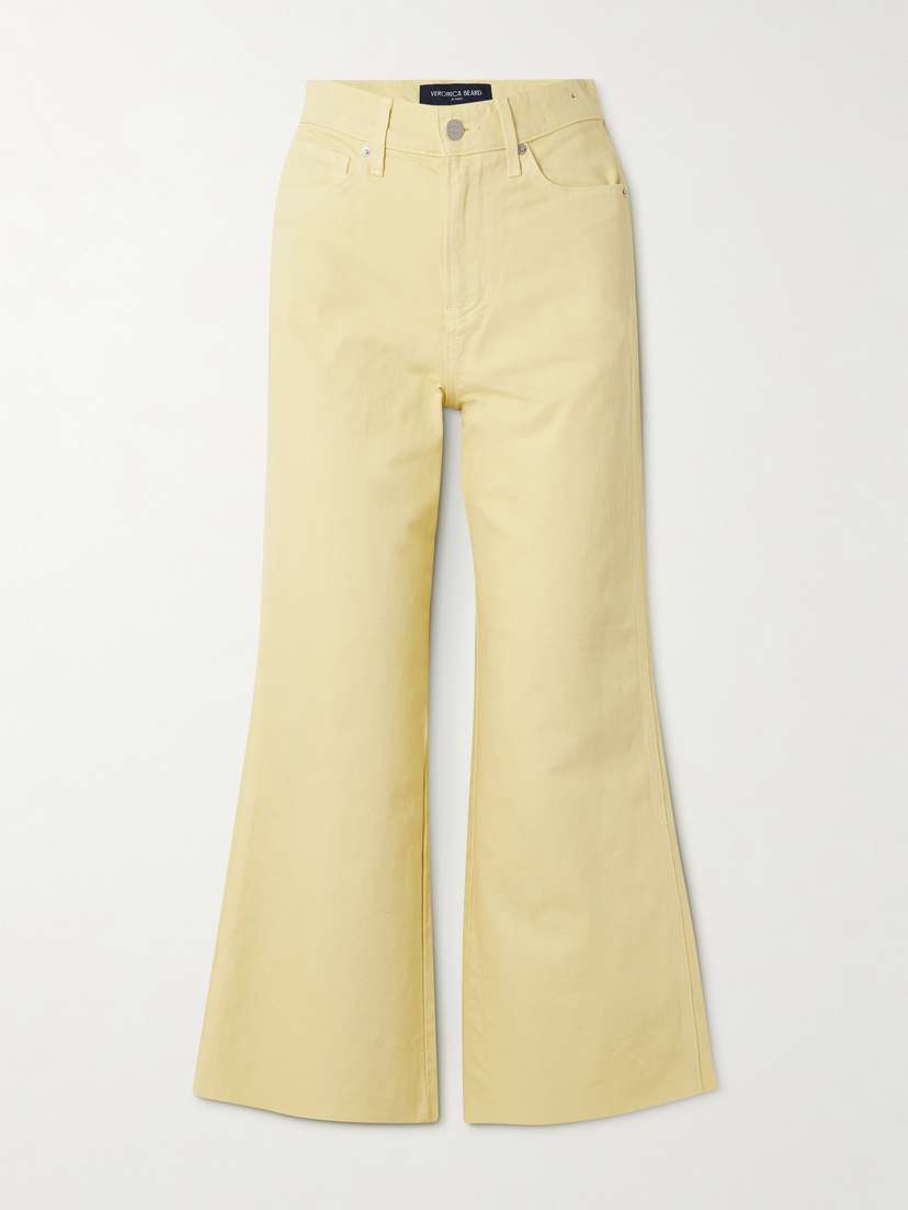 Veronica Beard Taylor High-rise Flared Jeans