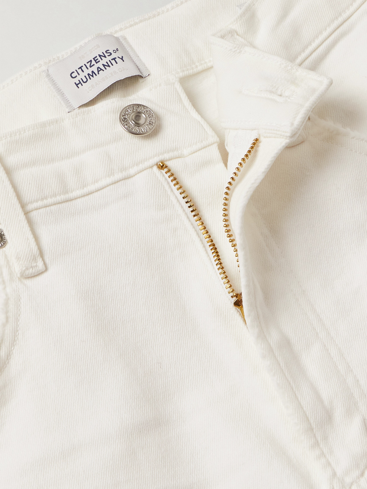 Citizen Of Humanity Citizens Of Humanity Palma High Rise Straight Leg Jeans In Soft White