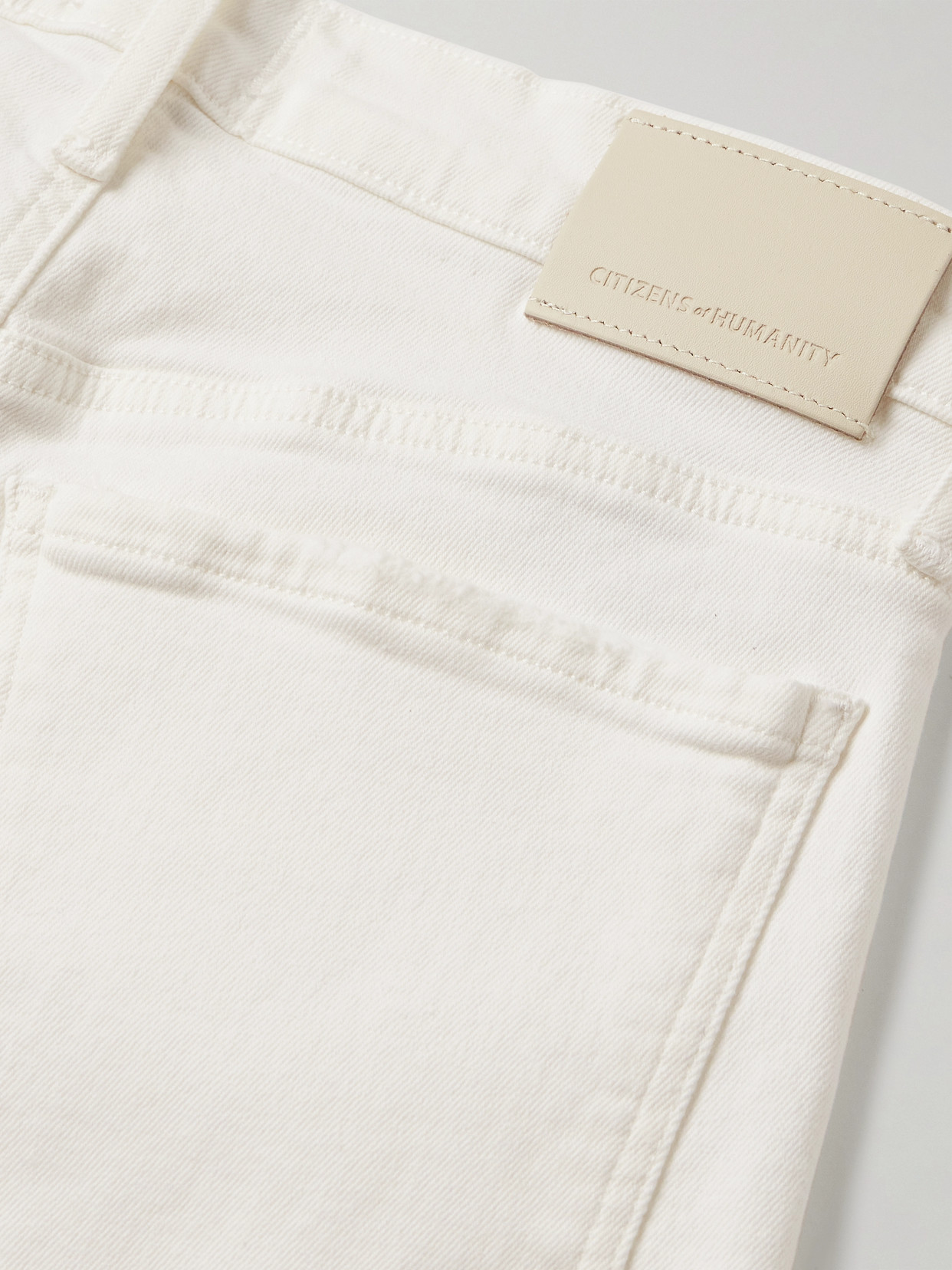 Citizen Of Humanity Citizens Of Humanity Palma High Rise Straight Leg Jeans In Soft White