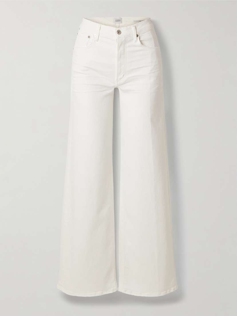 Citizens of Humanity Lyra Long Mid-rise Wide-leg Jeans