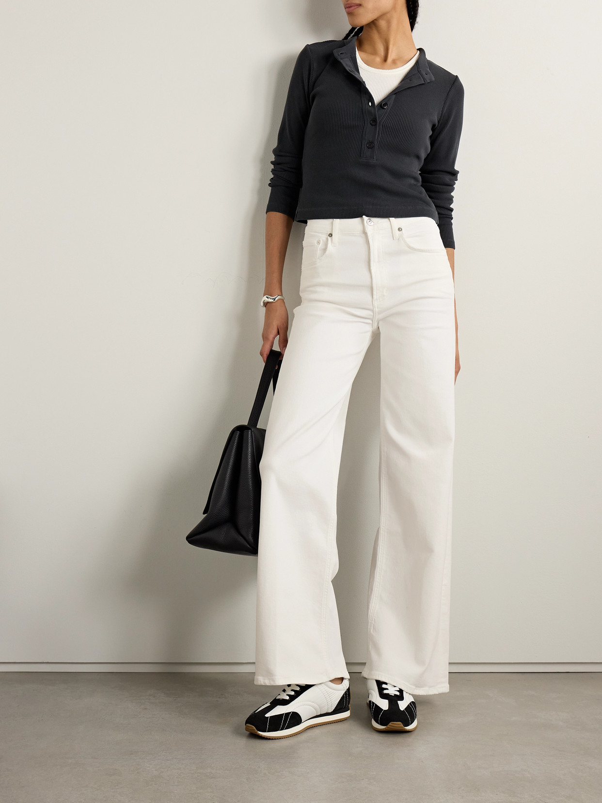 Citizen Of Humanity Citizens Of Humanity Palma High Rise Straight Leg Jeans In Soft White