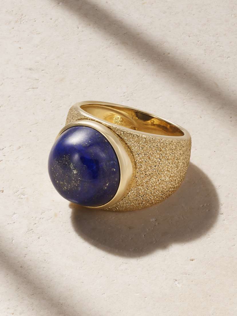Carolina Bucci Downtown 18-karat Gold Lapis Lazuli Ring