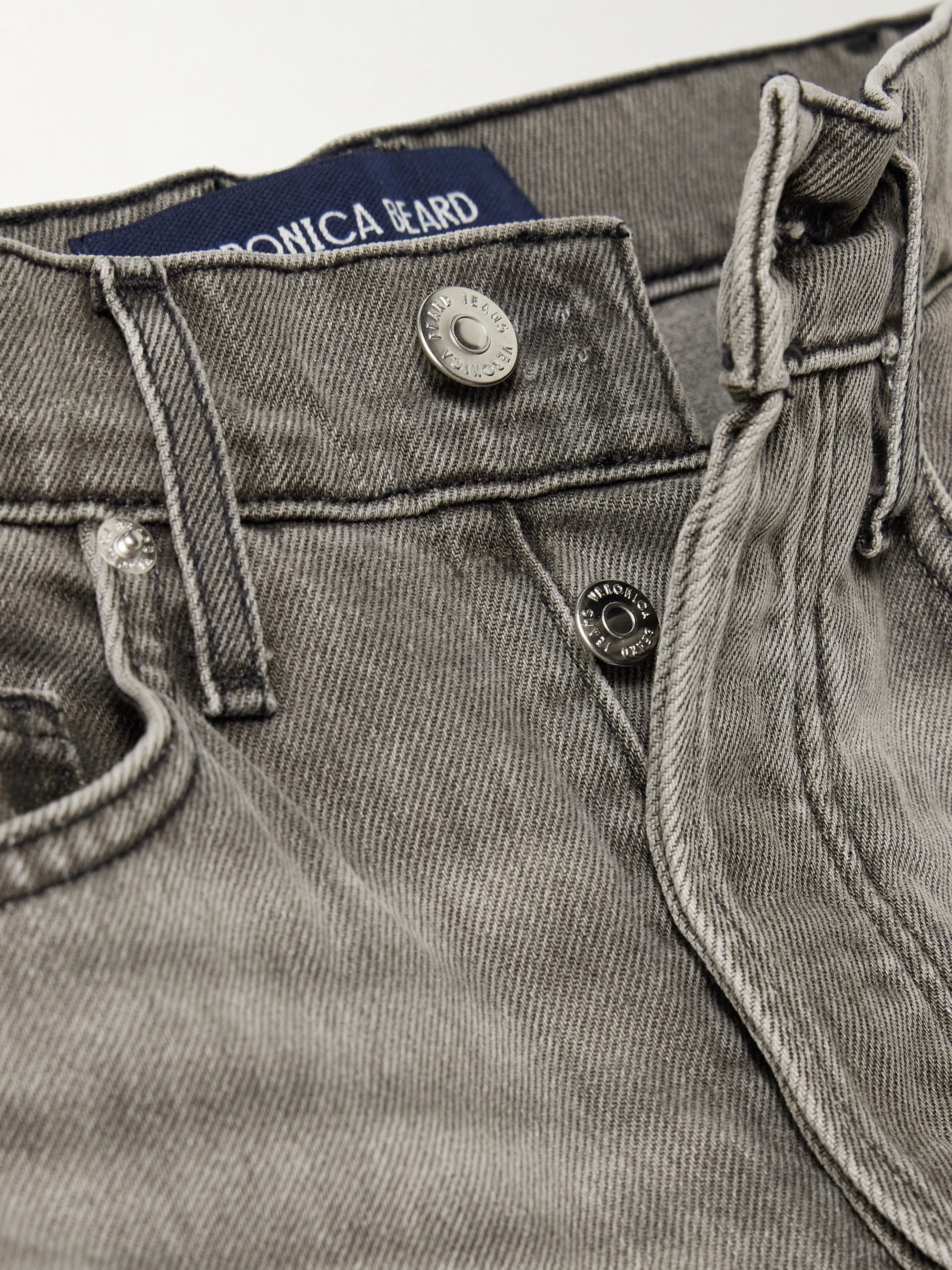 Veronica Beard Ryder high-rise barrel-leg jeans