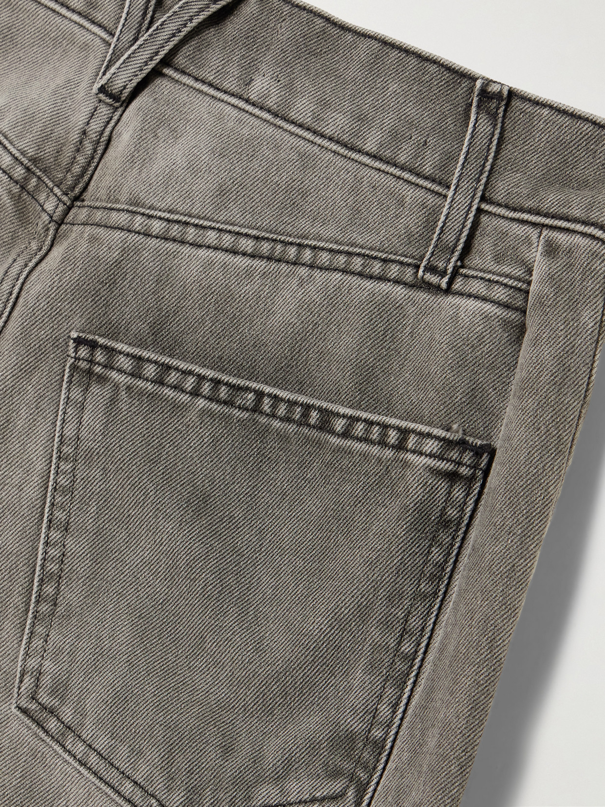 Veronica Beard Ryder High Rise Barrel Jeans In Volcanic Dust In Gray