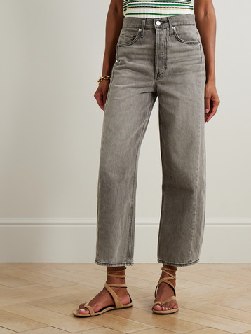 Veronica Beard Ryder high-rise barrel-leg jeans