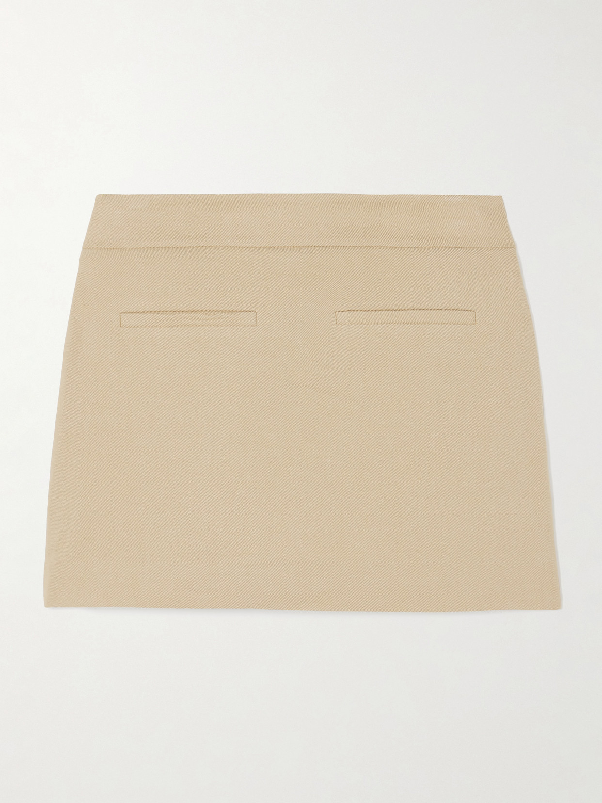 Veronica Beard Alvara Linen-blend Twill Mini Skirt