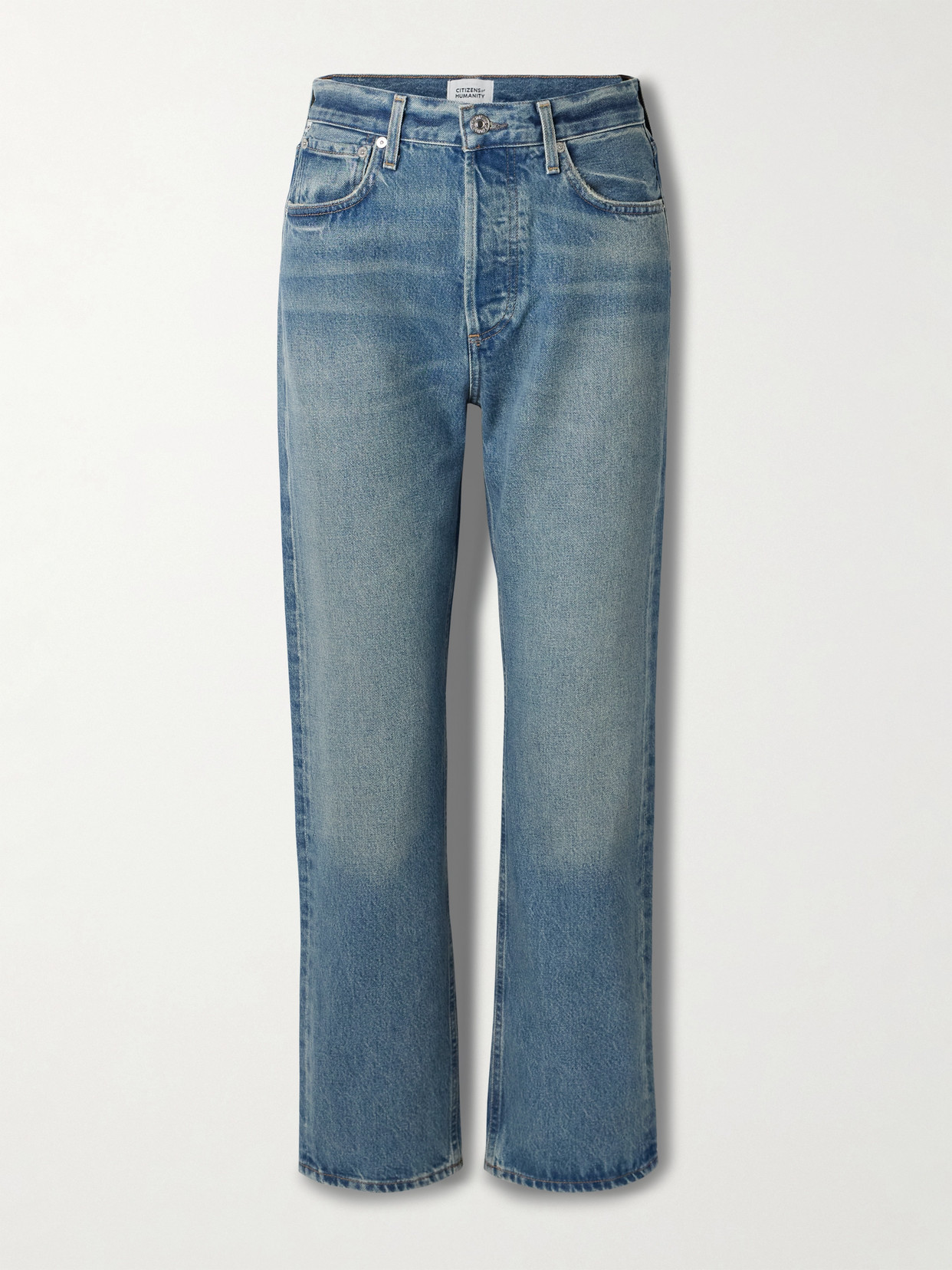 Citizens Of Humanity Blaine High-rise Straight-leg Jeans In Blue