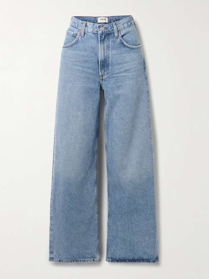 AGOLDE Low Curve Mid-rise Straight-leg Jeans
